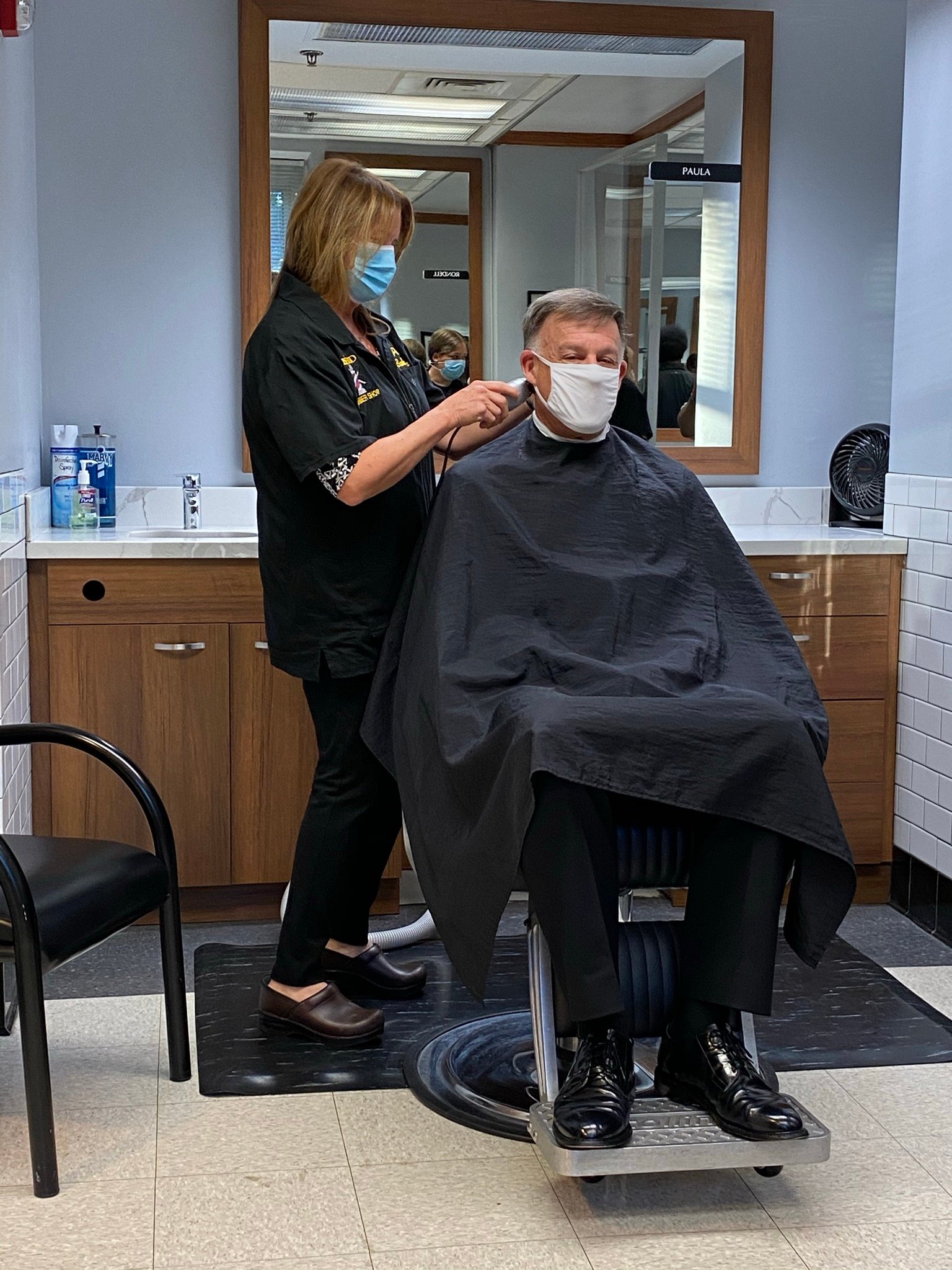USNA Barber Shop Reopening & Ribbon Cutting